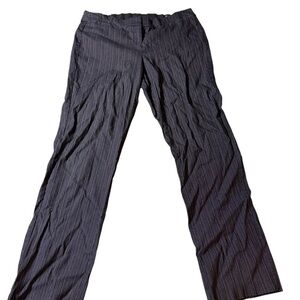 Lane Bryant Women's Allie Pant Size 16 Black Pinstripe Dress Pants